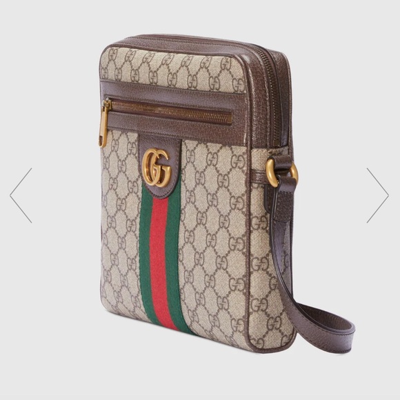 NEW 💯AUTHENTIC Gucci OPHIDIA GG SMALL MESSENGER BAG🤎❤️💚 - Picture 12 of 15
